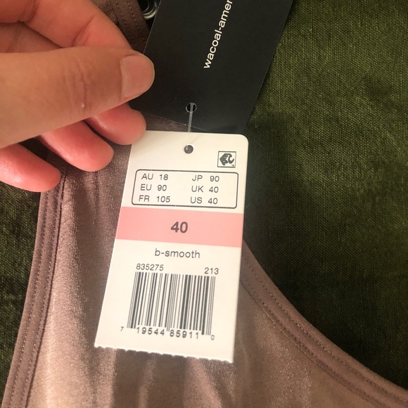 Wacoal B smooth wire free bralette in deep taupe. Colour no longer available. - Picture 2 of 2